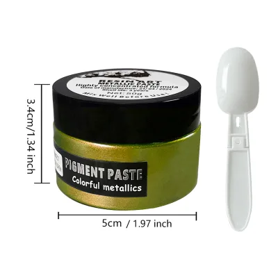 50g Anti-Corrosion Shimmer Pigment Paste with Fine-Particle for 3D Epoxy Floor Production