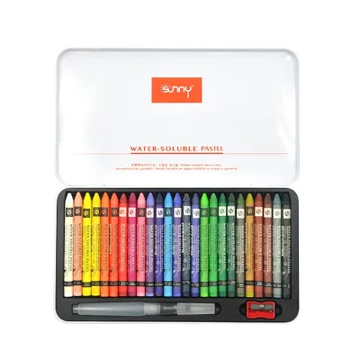 Top Quality Water Soluble Oil Pastel 12/25 Colors Outdoor Use for Students