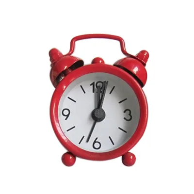 Custom Small Twin Bell Children's Sleep Alarm Clock for Bedroom