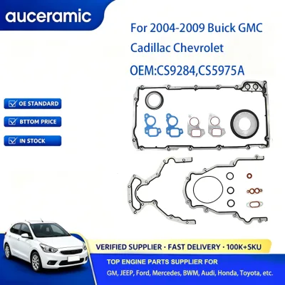 Engine Lower Gasket Set Fit for 2001-2004 Avanti Buick Cadillac Chevrolet GMC Hummer Pontiac Isuzu Saab 5.3L 5.7L 6.0L V8 CS9284