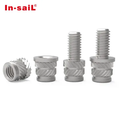 Low Price Threaded Inserts Carbon Steel Zinc Plated Self Tapping Inserts for Woods