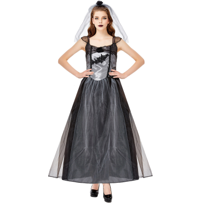 Halloween Adult Female Zombie Bride Costume Women Cosplay Costume