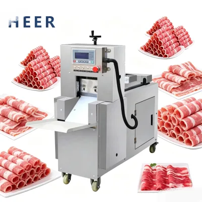 Electric Meat Slicer Commercial Lamb Mutton Flaker Roll Cutting Machine Automatic Frozen Meat Slicer