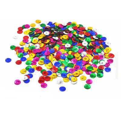 Chinese Factory 5mm Transparent Accessory Bulk Pvc Sequin Embroidery Suppliers