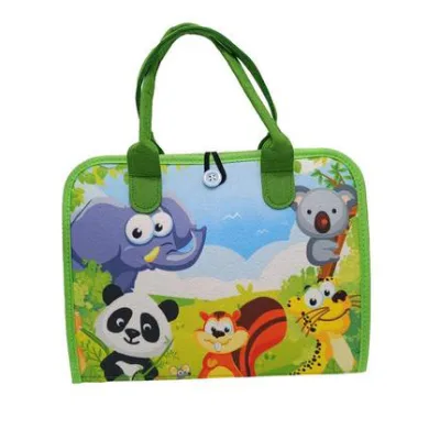 Preschool Educational Felt Busy Board Children Teaching Aids Math Felt Learning Board