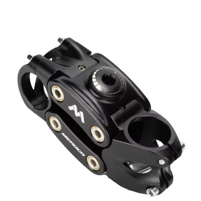 Meroca Mountain Bike Suspension Stem Shock-Absorbing Handlebar Buffer with Fork Clamp 28.6mm and Handlebar Clamp 31.1-32.5mm