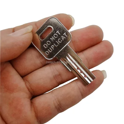 JS561 AB Fuel Tank Drawer Key Embryo Blank With Hole Trapezoidal Key Blank House Key Blank