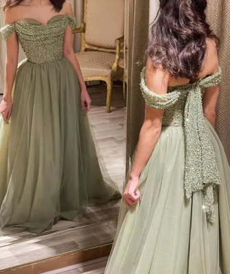 Evening Dress Prom Dress off Shoulder Strapless Sleeveless Backless Evening Gown