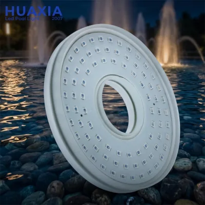 For Singapore IP68 6W 13mm Thickness Resin Filled LED Musical Pool Lamp Underwater Donut Fountain Lights