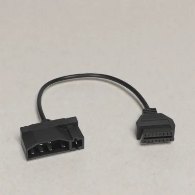 Custom Cables 16 Pin F ord 7Pin to OBD2 OBDII J1962 16Pin Connector Automotive Harness Extension Cable