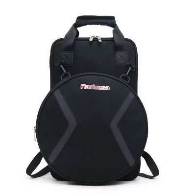 Instrument Accessories Mute Drum Pad Bag 12-inch Mute Drum Pad Storage Bag Drum Set Drumsticks Storage Bag Backpack