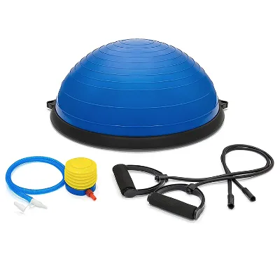 Wholesale Inflatable Half Balance Ball with Resistance Bands