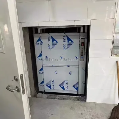 Traction Flat Type Food Delivery Machine Flat Type Elevator Car Dining Ladder Customized Small Miscellaneous Elevator