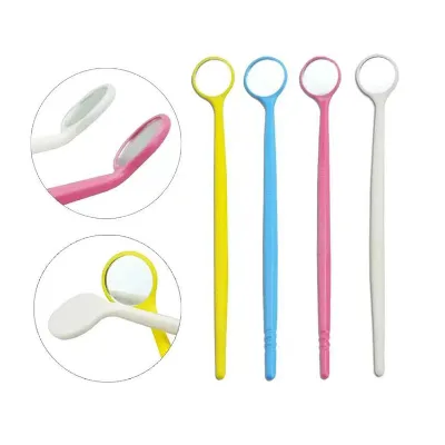 New Plastic Anti-Fog Dental Mirror Disposable Manual Instrument in Bag Packaging Dental Instruments New Product