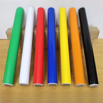24"*26.2ft 0.61*8m Die Cut Vinyl Stickers Color Cutting Vinyl Permanent Self Adhesive Vinyl Roll