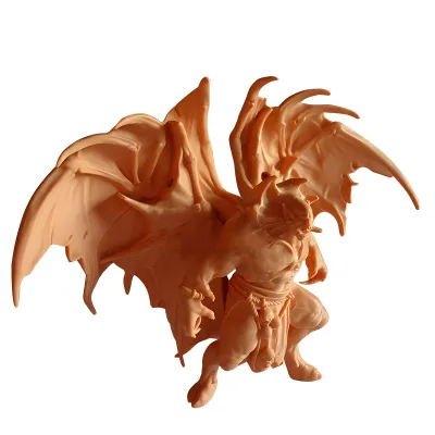Red Wax Photopolymer SLA Forming with Fine Details, Rapid Prototyping for Casting Wax Molds and Art Craft Pieces