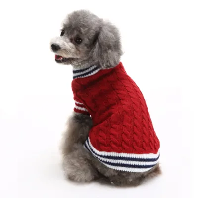 Pet Shop Supplier Winter Puppy Clothes Crochet Dog Sweater