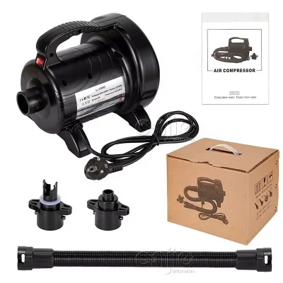CE 1200W Electric Balloon Swimming Pool Balloon Pump and Valve Electric Plastic Pump Track Pumps