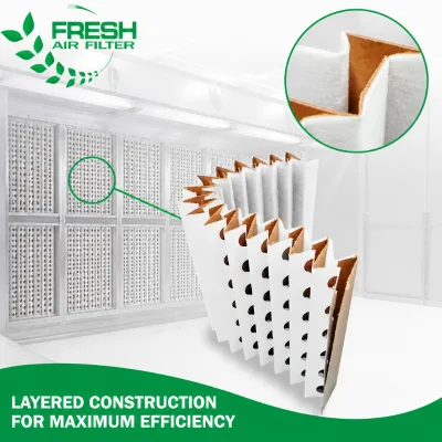 FRS-V60-NC Folded Dry-type Filter Paper for Spray Booth