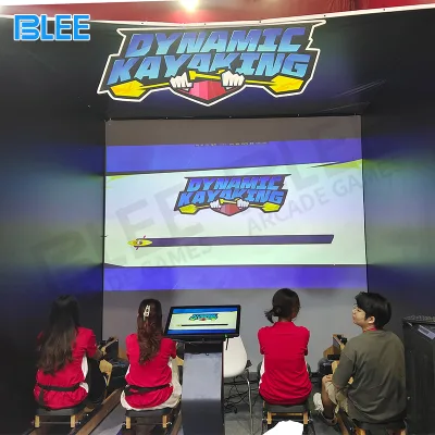Ar Sports Interactive Sport Rowing Simulator Games Commercial Rowing Competition Machine for Fitness and Sport Center