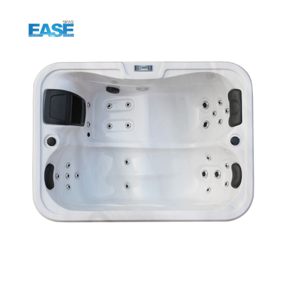 Small 2-Person Indoor Plunge Hot Tub Whirlpool Spa Tub for Comfort and Relaxation