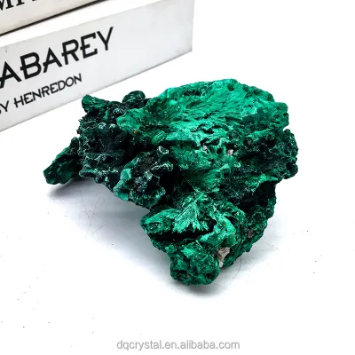Wholesale Natural Crystal Rough Malachite Mineral Specimen Healing Crystal Green Malachite Cluster for Decoration