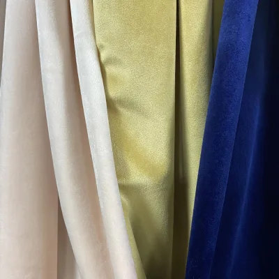 Super Soft Velvet Fabric Is Used to Make the Sofa Curtain Fabric