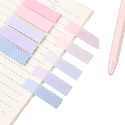 Multi-Color Fluorescent Notes Indicator Stickers Magnetic Self-Adhesive Creative Learning Office Supplies for Memo School