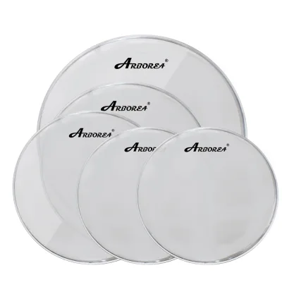 Good Quality Arborea Brand Clear White Drum Head Set for Drums