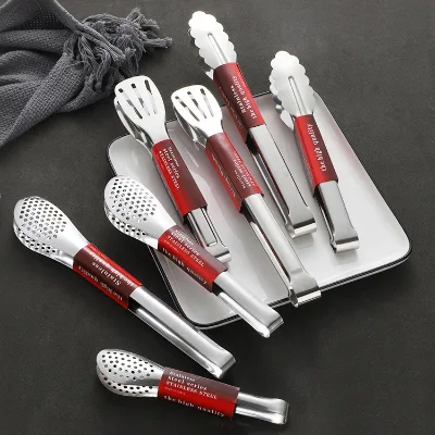 Top Wholesale Suppliers Professional Cooking Utensils Commercial Cooking Utensils Metal Stainless Steel Food Clip Tools