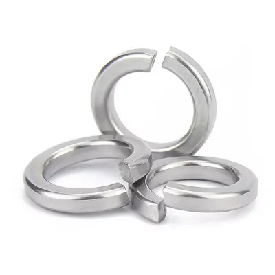 China Manufacturers Customized Ss304 Stainless Steel GB93 Spring Washers M3 M4 M5 M6 Thickened Meson Open Spring Lock Washer