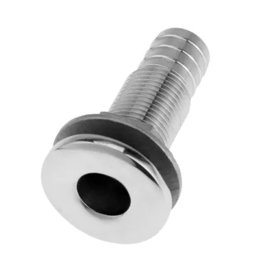3/4" Boat Yachting Stainless Steel Thru Hull Forting Marine Hose Barb Connector