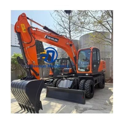 Most Popular Wheel Excavator Develon Excavator 15 Ton Wheel Excavator Develon DX150w Wheel Excavator in Stock