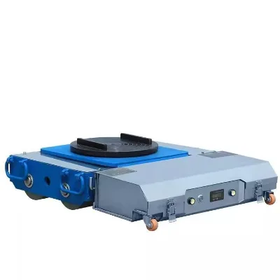 Electric Skid Tank Mover CE GS Certified 30 Ton Load | Industrial Lithium Battery for Factory Floor Electric Cargo Trolley