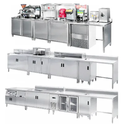 Stainless Steel Restaurant Commercial Modern Design Bar Counter for Sale