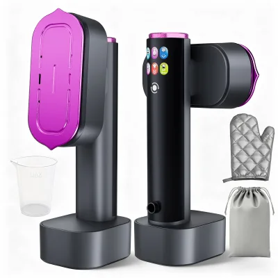 Handheld Garment Steamer Digital Temperature Control Rapid Heating 1300W High Steam Output Portable Home-use Rotating Ironing