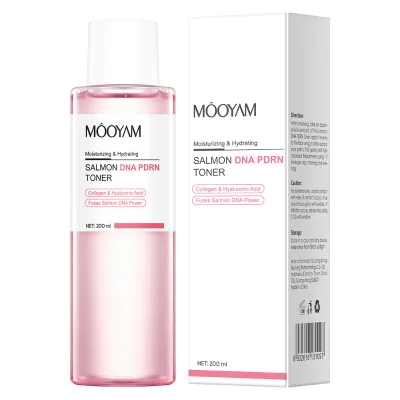 PDRN Salmon DNA Skin Toner with Hyaluronic Acid & Collagen-Hydrating Soothing Brightening Overnight Wet Compress