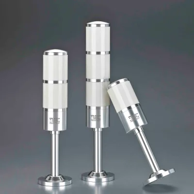Metal Warning Tower Light 1/2/3 Layers Colors Industrial LED Signal Tower Light With Buzzer HBJD-50M