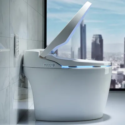 Japanese Hotel Home Floor Intelligent  Ceramic Bathroom Electric Wc Automatic Smart Toilet