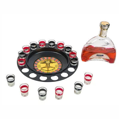 New Product Concept Bar Pointer Roulette Wine Adult Roulette Beverage Gaming Roulette