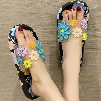 Sunflower Slippers Women Summer Non Slip Indoor Home Slippers