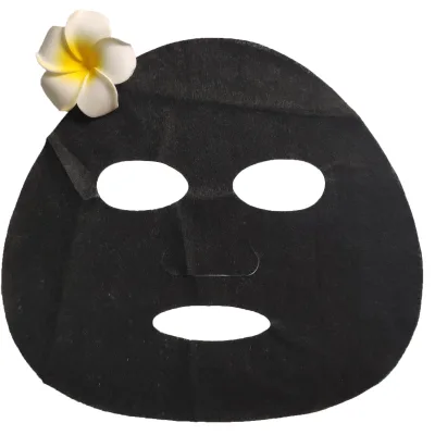Activated Carbon Sheet Mask Paper, Purifying Facial Mask Paper for Deep Cleansing