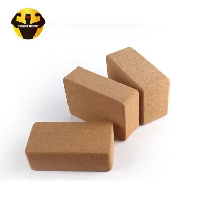 RAMBO Hot Sale Wholesale Private Label Exercise Cork Yoga Blocks Bricks