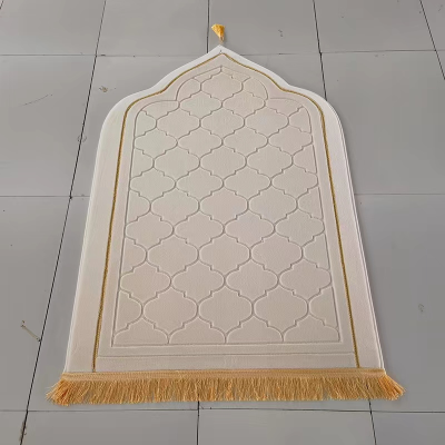 Muslim Islamic Prayer Mat Thick Foam Muslim Prayer Mat Islamic Prayer Rug Animal Print Polyester Modern Rectangle Kitchen Mats