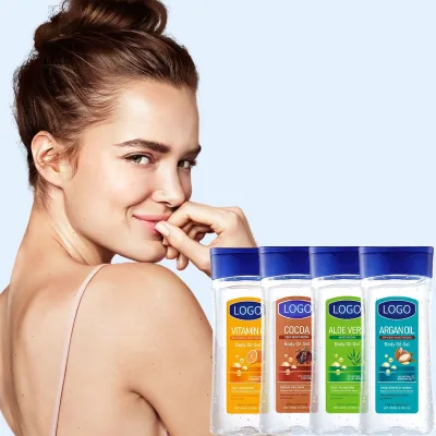 Private Label Aloe Vera Oil Whitening Body Massage Oil Moisturizing Skin Care Body Oil