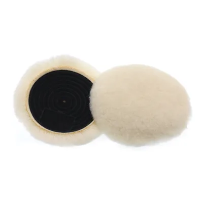 130mm Lamb Wool Car Buffing Pad Wool Polishing Pads Car Wool buff Pad Polisher Car Care Custom logo
