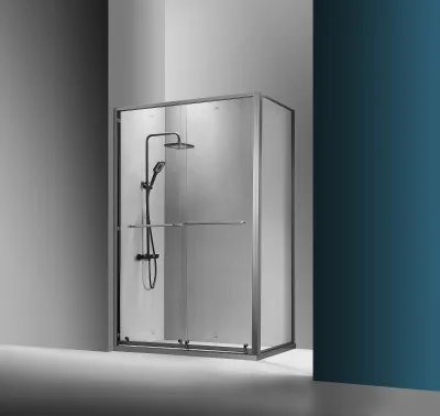 PF139L1 Hot Sale Aluminum Frame Glass Aluminium Alloy Modern Shower Room
