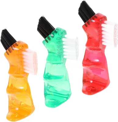 Multi-Functional Denture Brushes Creative Small Portable Cleaning Brushes for Oral Care