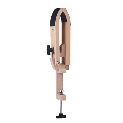 Hand Sewing Wooden Clamp Adjustable Clamping Desktop Rotating Foldable Leather Sewing Tool Diy Sewing Thread Holder