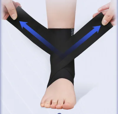 Breathable Ankle Brace with Support Wrap - for Injury Recovery, Pain Relief & Joint Stability